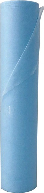 Простирадло одноразове , 0.8х100, з перфорацією, щільність 20 г/м2, спанбонд, блакитного кольору, TM MEDOSPAN